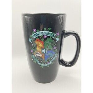 Harry Potter Hogwarts 14oz Large Mugs 2 Black Stoneware Ron Weasley Warner Bros